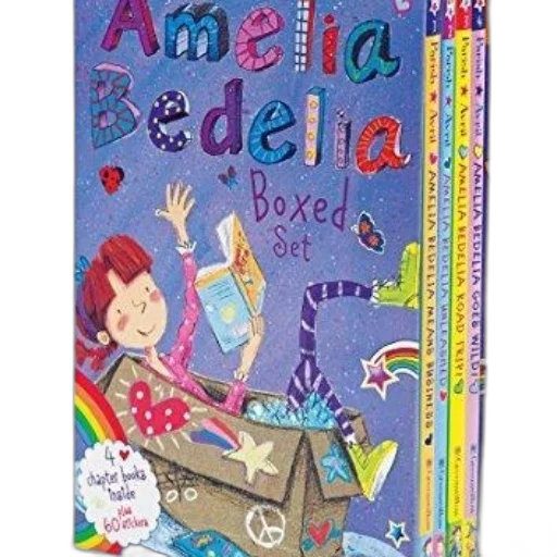 amelia, bedelia, boxed, set, features, four, chapter, books transparent PNG cut-out