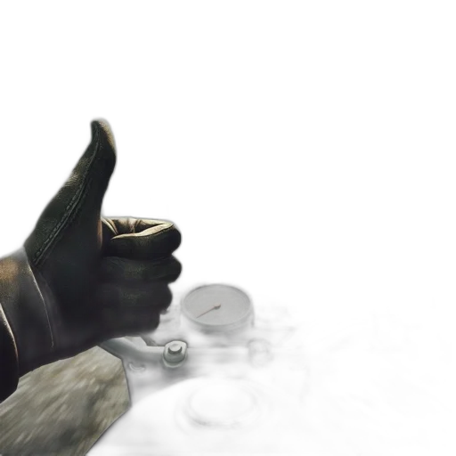 weapon, concept art, 3d render, photorealistic, comic book art, rider, gives, thumbs-up transparent PNG cut-out