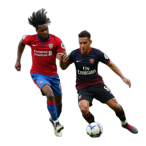 aymen, sagna, kicking, ball transparent PNG cut-out