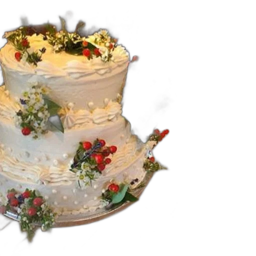 crown, food, 3d render, photorealistic, three-tiered, wedding, cake, white transparent PNG cut-out