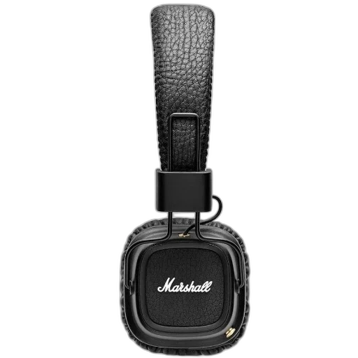 jewelry, black, marshall, headphone, textured, headband, gold, accents transparent PNG cut-out