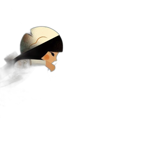 hat, concept art, 3d render, cartoon, pixel art, indigenous, woman, traditional transparent PNG cut-out