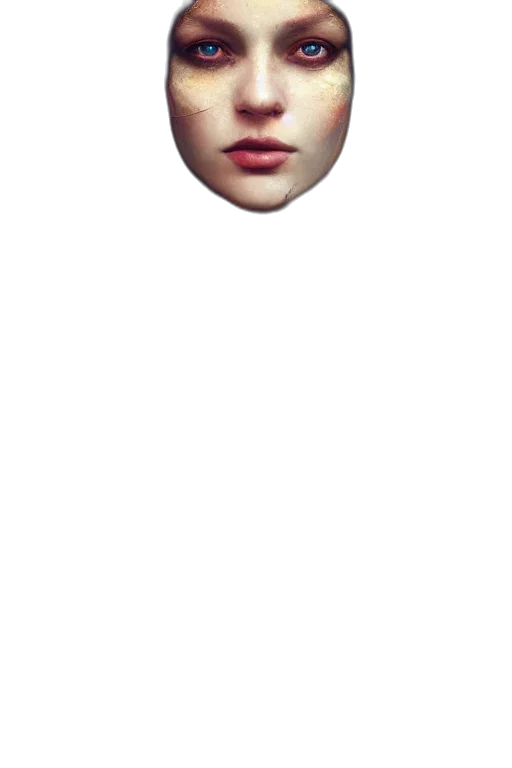 face, mask, hat, creature transparent PNG cut-out