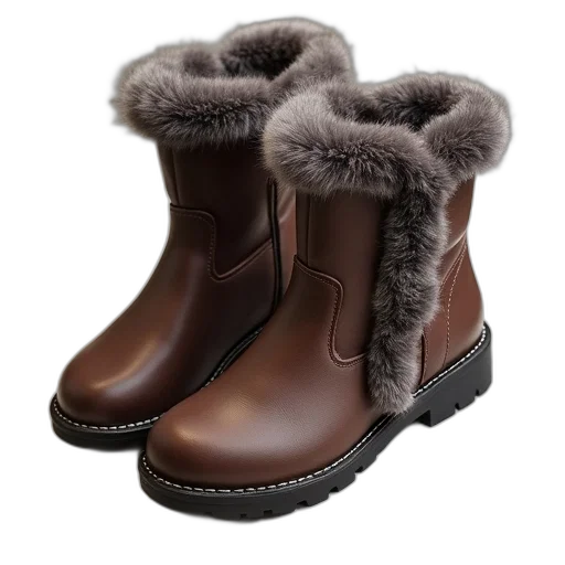 shoes, yeidar, women, fashion, winter, boots, ladies, warm transparent PNG cut-out