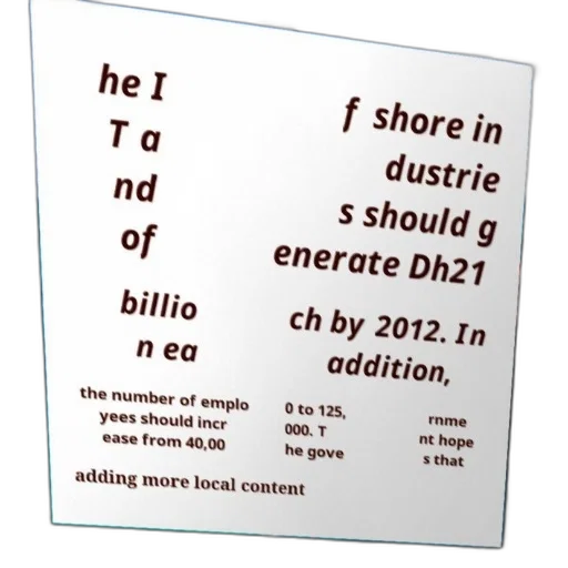 image, contains, text, discussing, offshore, industries, expected, growth transparent PNG cut-out