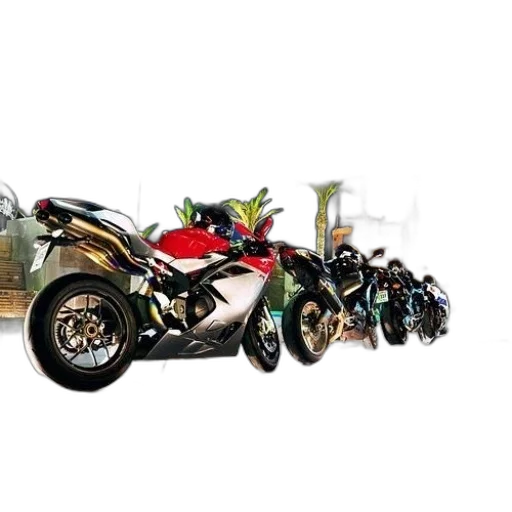 car, concept art, row, motorcycles, parked, under, canopy, night transparent PNG cut-out