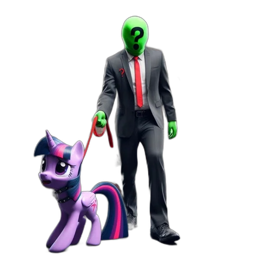 creature, staff, robot, animal, 3d render, concept art, vaporwave, pixel art transparent PNG cut-out