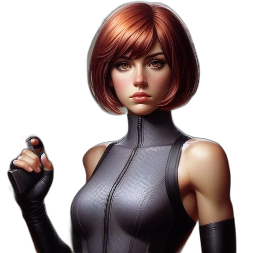 robot, face, comic book art, concept art, cyberpunk, fantasy art, intensely, focused transparent PNG cut-out