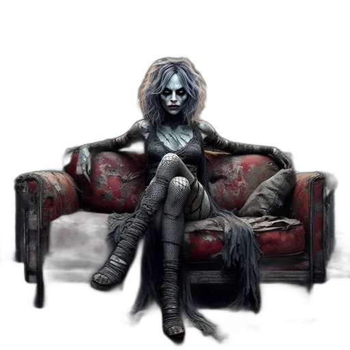 jacket, face, furniture, mask, concept art, fantasy art, comic book art, pixel art transparent PNG cut-out