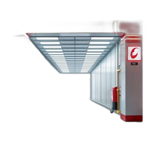 building, staff, 3d render, concept art, photorealistic, modern, white, sleek transparent PNG cut-out