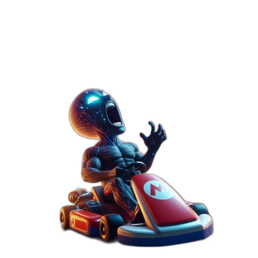 robot, car, creature, weapon, concept art, 3d render, pixel art, cyberpunk transparent PNG cut-out