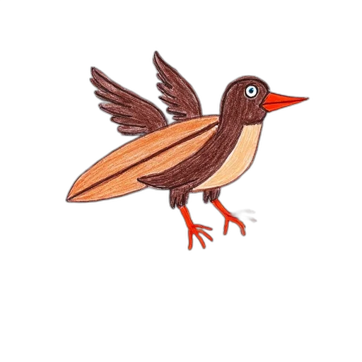 animal, staff, watercolor, concept art, cartoon, pixel art, earth tones, red transparent PNG cut-out