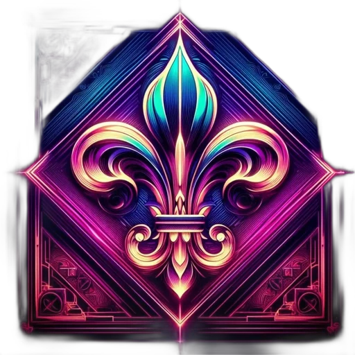 crown, jewelry, fantasy art, concept art, cyberpunk, vaporwave, neon, colorful transparent PNG cut-out