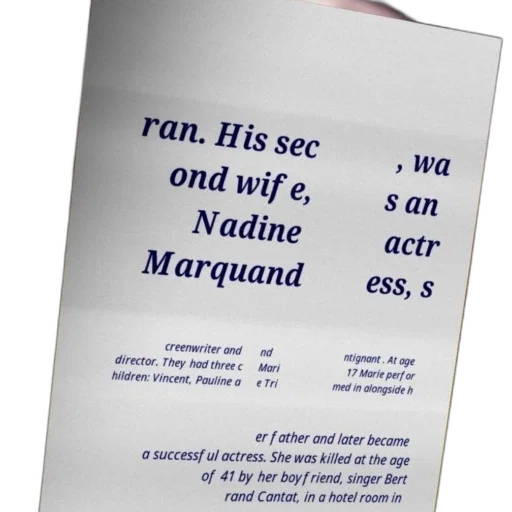 poster, text, about, man, named, nadine, marquand, his transparent PNG cut-out