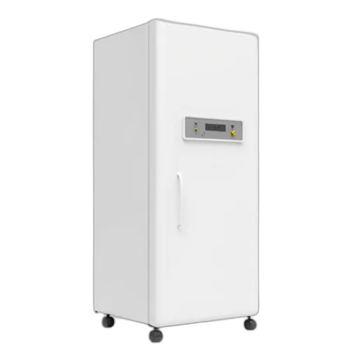 white, refrigerator, flat, top, single, door, featuring, control transparent PNG cut-out