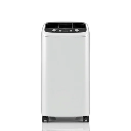 robot, 3d render, white, portable, air, conditioner, control, panel transparent PNG cut-out