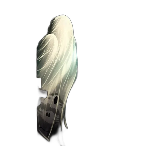 hair, weapon, shoes, sword, 3d render, concept art, anime, fantasy art transparent PNG cut-out