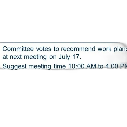 text-based, image, outlines, voting, procedures, committee, meeting, july transparent PNG cut-out