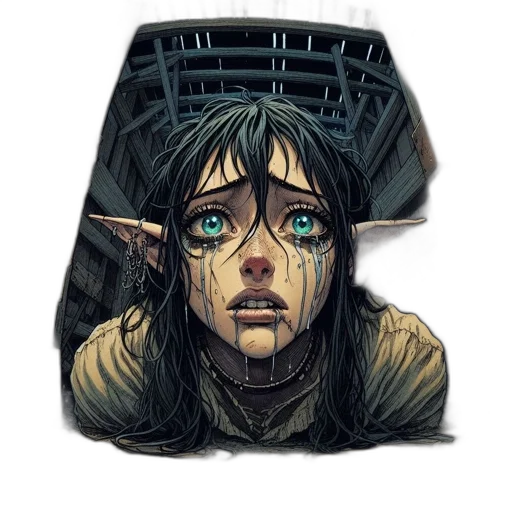 mask, face, jacket, comic book art, concept art, fantasy art, watercolor, dark transparent PNG cut-out