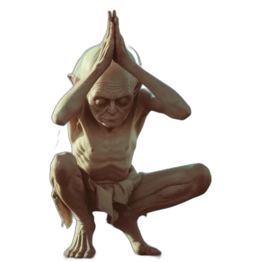 creature, mask, staff, animal, concept art, 3d render, photorealistic, fantasy art transparent PNG cut-out