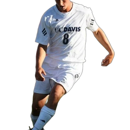 soccer, player, davis, about, kick, ball transparent PNG cut-out