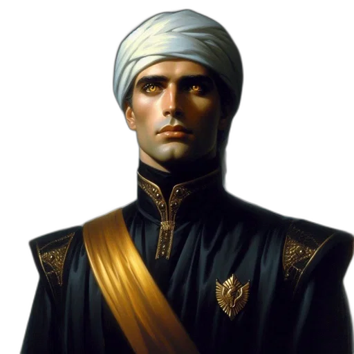 crown, staff, face, sword, photorealistic, fantasy art, oil painting, concept art transparent PNG cut-out