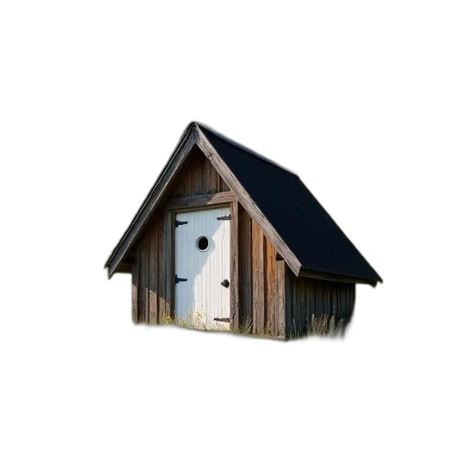 building, furniture, animal, 3d render, concept art, photorealistic, small, wooden transparent PNG cut-out