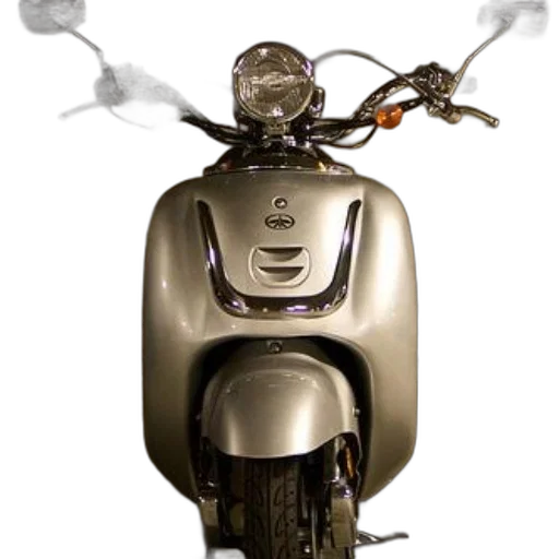 robot, photorealistic, 3d render, sleek, silver, scooter, chrome, accents transparent PNG cut-out