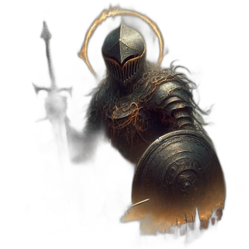 sword, weapon, dragon, mask, fantasy art, concept art, photorealistic, 3d render transparent PNG cut-out