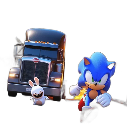 car, weapon, animal, robot, concept art, 3d render, pixel art, cartoon transparent PNG cut-out