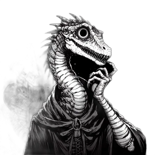 dragon, mask, creature, animal, fantasy art, concept art, comic book art, pixel art transparent PNG cut-out