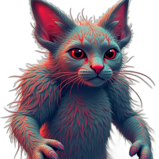 creature, animal, dragon, staff transparent PNG cut-out