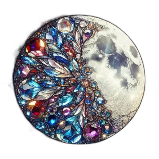 jewelry, crown, tree, fantasy art, elaborate, piece, features, moon transparent PNG cut-out
