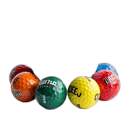 photorealistic, 3d render, promotional, image, holiday, sale, golf, balls transparent PNG cut-out