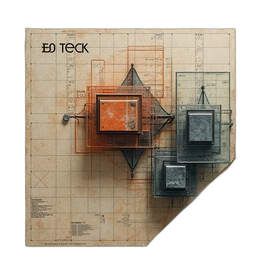 tec, back, envelope, calculation transparent PNG cut-out