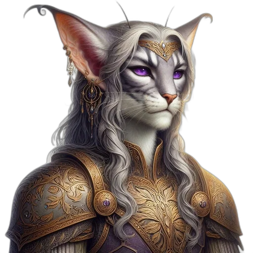 mask, fantasy art, concept art, photorealistic, comic book art, ornate, feline, character transparent PNG cut-out