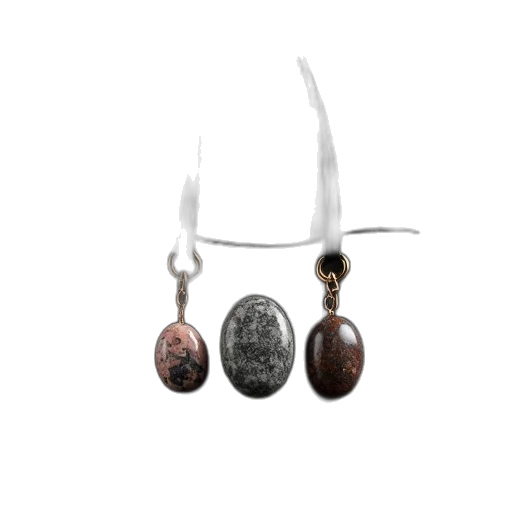 jewelry, crown, 3d render, photorealistic, earth tones, three, stones, black transparent PNG cut-out