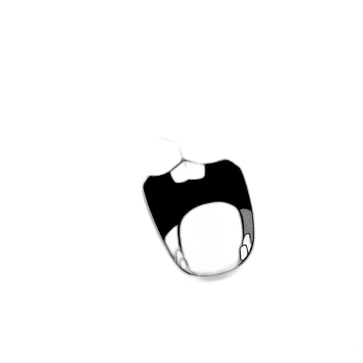 hat, jewelry, hair, mask, cartoon, pixel art, concept art, 3d render transparent PNG cut-out