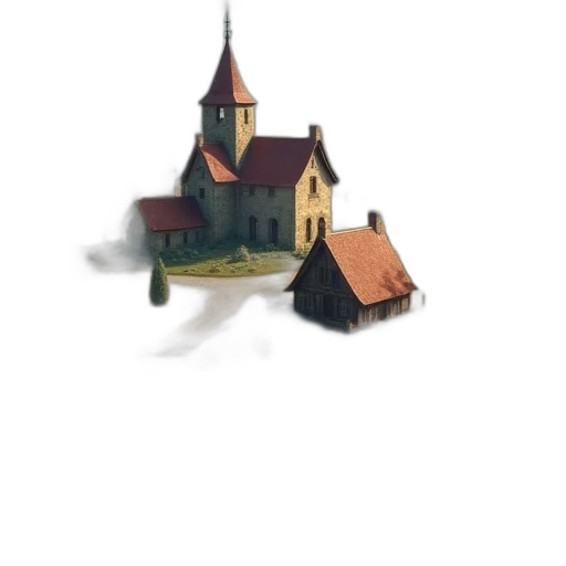 building, furniture, crown, car, concept art, 3d render, watercolor, pixel art transparent PNG cut-out
