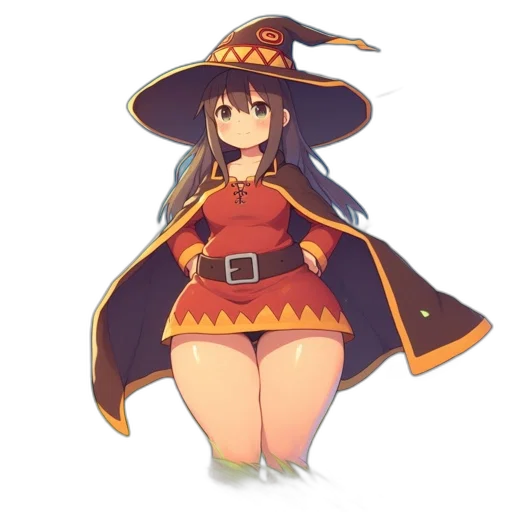 hat, dress, staff, weapon, pixel art, anime, fantasy art, concept art transparent PNG cut-out