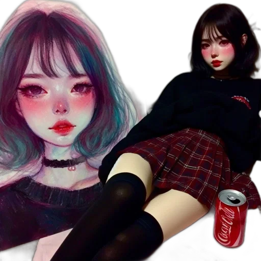 creature, jacket, bottle, face, vaporwave, concept art, photorealistic, fantasy art transparent PNG cut-out