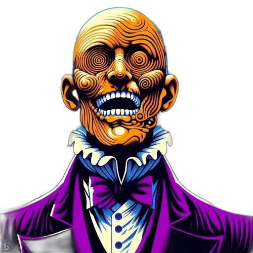 mask, face, robot, comic book art, concept art, cartoon, pixel art, unusual transparent PNG cut-out