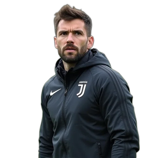 jacket, animal, staff, juventus, forward, person, during, training transparent PNG cut-out