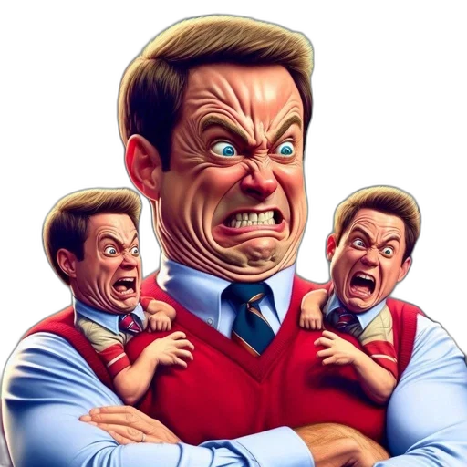 face, comic book art, cartoon, photorealistic, concept art, image, displays, agitated transparent PNG cut-out