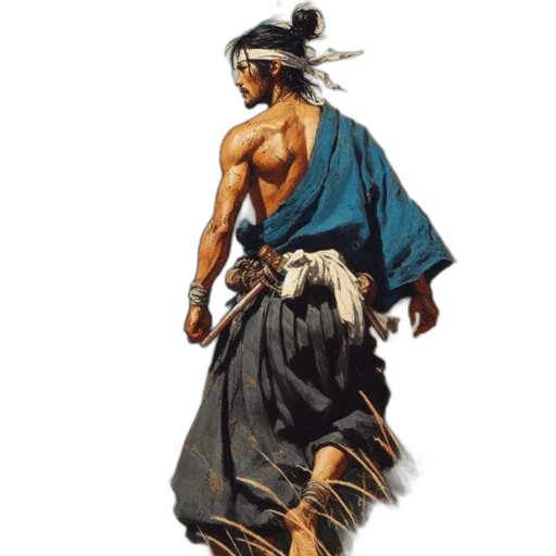 sword, staff, weapon, fantasy art, concept art, photorealistic, oil painting, man transparent PNG cut-out
