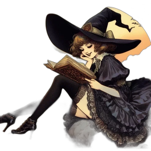 hat, dress, fantasy art, concept art, pixel art, comic book art, victorian-era, woman transparent PNG cut-out