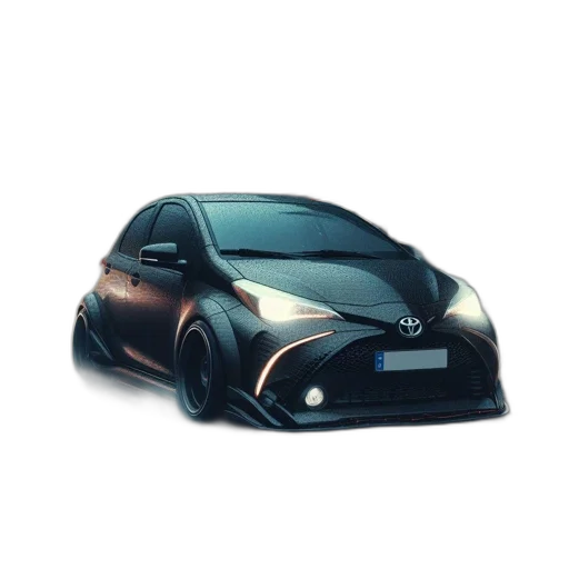 car, animal, 3d render, photorealistic, concept art, anime, updated, black transparent PNG cut-out