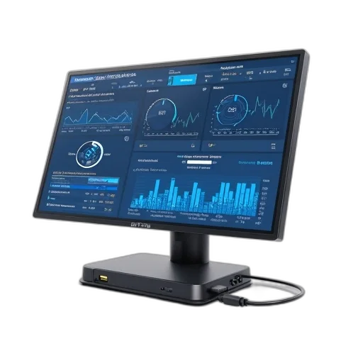 modern, digital, display, blue, black, interface, showing, various transparent PNG cut-out