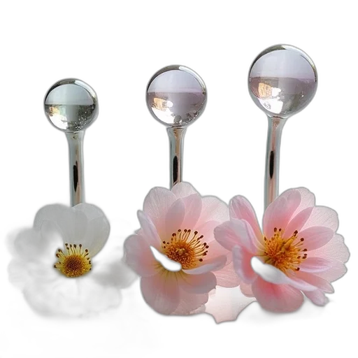 jewelry, flower, staff, crown transparent PNG cut-out