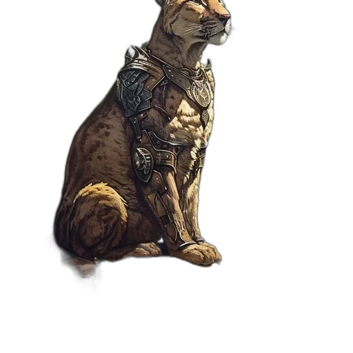 staff, animal, creature, weapon, concept art, fantasy art, watercolor, photorealistic transparent PNG cut-out